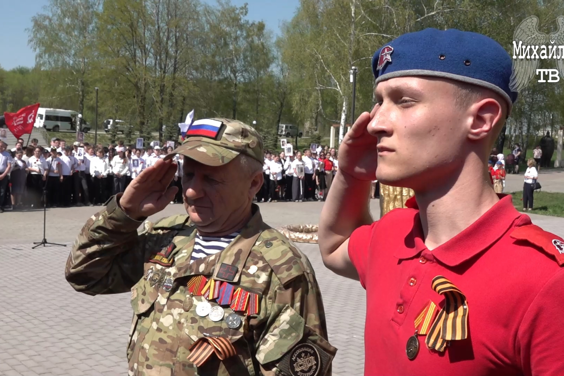 Открытие памятной доски участника СВО (8 мая 2026 п. Октябрьский Михайловский округ Рязанской области)